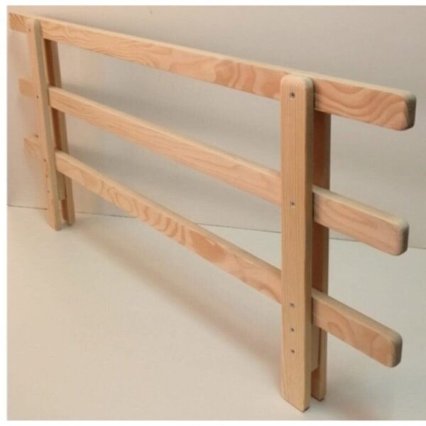 DOĞAL AHŞAP BEBEK&ÇOCUK YATAK KORUMA BARİYERİ KORKULUK BEŞİK KORKULUĞU