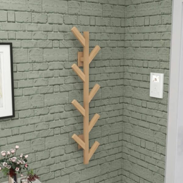 DUVAR TİPİ DOĞAL AHŞAP ASKILIK